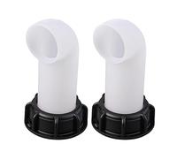 2Pcs Tanks Adapters Extension Drain Spouts Hose Nozzle Tap Caps Outlet Hose Splitters Connector Outlet Fitting