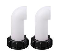 2Pcs Tanks Drain Covers Extension Spouts Hose Nozzle Adapters Water Tap Caps Valves Connector IBC Water Tank Tap Caps Valves Fitting