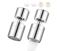 2pcs Tap Adapter for Kitchen Sink 360°Swivel Faucet Extender Universal Kitchen Tap Adapter Attachment