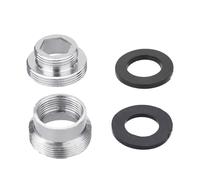 2Pcs Tap Adapter Male Thread Faucet Adaptors Tap Aerator Connector Tap Bushing Reducers Pipe Fitting 22mm to 16mm