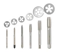 2Pcs Tap and Die Set Screw Thread Tap Drill HSS Right Hand Tap Die BSW 5/32-32 3/16-24 5-16-18 1/4-20 1/2-12 5/8-11 (Color : No.5 1l2-12)