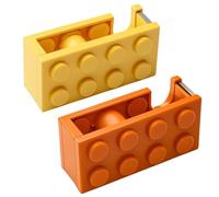 2PCS Tape Dispenser, Practical Sellotape Dispenser, Easy-to-Use Cellotape Dispenser and Tape for Office Use Home Craft and Shipping Packaging