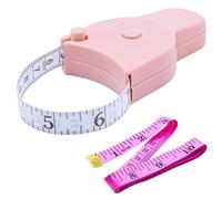 2PCS Tape Measure Body Measuring Tape for Body Measurement, 60inch /150cm Retractable Measuring Tool Self-Tightening Accurate Waist Tape Measure for Fitness, Tailor, Sewing, Clothes