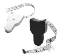2pcs Tape Measure Body, Retractable Tape Measure, Automatic Telescopic Body, Mini Portable Waist Measuring for Body Measurements Tracking Weight Loss