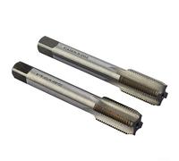 2Pcs Tapping Tool,Right And Left Hand Thread Taps Set: 2Pc 9/16-20 TPI, 2Pc M18x1.5, 4X4x22mm Router Bits (9/16-20)