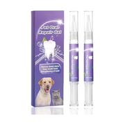 2Pcs Tarpic Pet Oral, Muzzle Glow Pet Oral Repair Gel, Dog Teeth Cleaning, Dog Toothpaste for Tartar Removal, Advanced Dog Teeth Cleaning Pen Set for Dogs Teeth & Gums Health, Fresh Breath