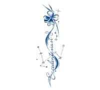 2pcs Tattoo Sticker Lasts For 7-15 Days Small Size Semi Permanent Temporary Tattoos Sticker(004)