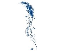 2pcs Tattoo Sticker Lasts For 7-15 Days Small Size Semi Permanent Temporary Tattoos Sticker(006)