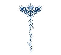 2pcs Tattoo Sticker Lasts For 7-15 Days Small Size Semi Permanent Temporary Tattoos Sticker(008)