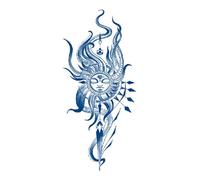 2pcs Tattoo Sticker Lasts For 7-15 Days Small Size Semi Permanent Temporary Tattoos Sticker(011)