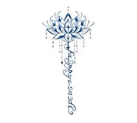 2pcs Tattoo Sticker Lasts For 7-15 Days Small Size Semi Permanent Temporary Tattoos Sticker(012)