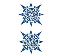 2pcs Tattoo Sticker Lasts For 7-15 Days Small Size Semi Permanent Temporary Tattoos Sticker(015)