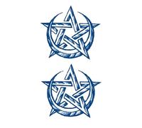 2pcs Tattoo Sticker Lasts For 7-15 Days Small Size Semi Permanent Temporary Tattoos Sticker(017)