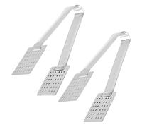 2PCS Tea Bag Squeezer Stainless Steel Holder Tongs Spoon Strainer Clip for Gripping Ice Cubes Teabag Tool 14cm