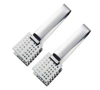 2PCS Tea Bag Squeezer, Stainless Steel Teabag Squeezer Tool, Tea Bag Strainer Tongs for Squeezing Tea Bags and Crushing Ice Cubes