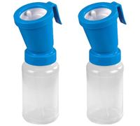 2Pcs Teat Dip Cup, 300ml Non Reflow Teat Dip, Safe Thickened Goat Supplies for Cow, Sheep Nipple Cleaning