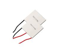 (2pcs) TEC1-12706 Heatsink Semiconductor Refrigeration Tablets 6A 12 Volt 60 Watt Thermoelectric Cooler Cooling Peltier Plate Module