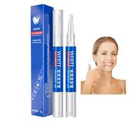 2pcs Teeth Whitening Pen,Instant Brightening Teeth Whitening Gel-No Sensitivity Teeth Whitening Kit,Effective & Enamel Safe Teeth Whitener,Fast-Acting Stain Remover for Teeth with Natural Ingredients