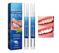 2Pcs Teeth Whitening Pen Kit,Instant Whitening Gel Essence for Stain Removal,Fast & Effective Low Sensitivity Teeth Pen,Travel-Friendly Whiten/ing Gel Pe/n,Brighten Your Smile with Safety Ways
