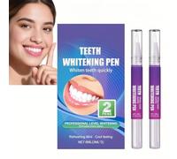 2PCS Teeth Whitening Pen,Teeth Whitening Gel Essence,Fast-Acting & Gentle Formula,Effective Tooth Whiter Pen Kit for Dental Brightening,Instant Tooth Stain Remover,Deeply Cleaning Gums