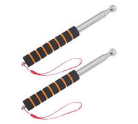 2pcs Telescopic Inspection Hammer for Tile Tapping, Quality | Folding Stick, Alloy Steel Build, Extended Reach for Corners, Plaster Walls, New House Checks