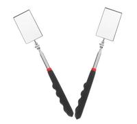 2pcs Telescopic Inspection Mirror for Vehicle, Adjustable Portable 360