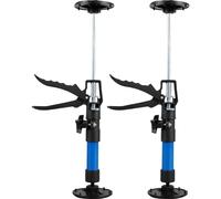 2Pcs Telescopic Quick Support Rod, Adjustable 30-59cm 3rd Hand Support System, Practical Non-Slip Third Hand Tool,Heavy Duty 40KG Capacity Telescopic Support Pole for Cabinet Drywall (Blue-30-59cm)