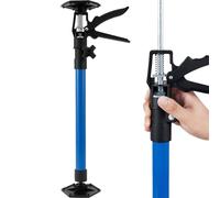 2Pcs Telescopic Quick Support Rod, Adjustable 50-117cm 3rd Hand Support System, Practical Non-Slip Third Hand Tool,Heavy Duty 40KG Capacity Telescopic Support Pole for Cabinet Drywall (Blue-50-117cm)