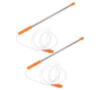 2pcs Telescopic Sprayer Extension Wand with Stainless Steel Spray Rod | Corrosion-resistant Plastic and Stainless Steel Build, Suitable for Vegetable Gardens and Courtyards, for Orchard Workers