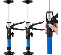 2Pcs Telescopic Support Rod 30-59cm, 40KG Capacity Alloy Telescopic Support Pole Adjustable Third Hand Support Pole Anti-Slip Woodworking Installation Lifting Support Tool for Door
