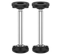 2Pcs Telescopic Support Rod Stainless Steel Door Frame Strut Telescopic Prop High Hardness Cabinet Adjustable Support Pole 300kg Weight Capacity Sink Support Bracket for Drywall Sink Sofa (Medium)