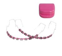 2Pcs Temporary Dental Fake Braces, Colorful Tooth Decoration With Hook With Metal Wires for Dental Students To Practice Tool