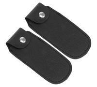 2pcs Ten Hole Harmonica Storage Bag Protective Sleeve Faux Leather