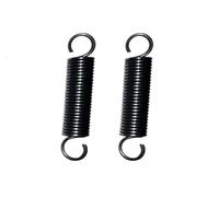2Pcs Tension Spring, Wire Diameter 1.6mm, OD 20mm, Free Length 50mm, Spring Steel Dual Hook Tension Spring
