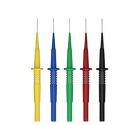 2PCS Test Pin 1MM Test Probe Tips Electrical Connector 4MM Female Banana Multi-meter Needle Q.30011(2 black)