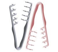 2pcs Texture Comb, 22.5x10.5x2.4cm, Volumizing Wide Tooth Comb, Hair Styling Appliances, Bangs Seam Grooming Accessory, For Women Men