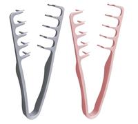 2PCS Texture Comb, Wide Tooth Styling Comb, Volumizing Wide-tooth Hair Styling Combs For Women Men, Root Volumizing Tool, Professional Use In Hair Salons And Barber Shops