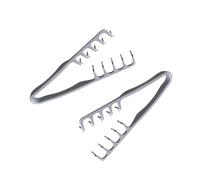 2Pcs Textured Styling Comb, Volumizing Wide-Tooth Hair Styling Comb, Foundation Capacity Apparatus Maximum Lift Roots Volume Tool, Bangs Seam Grooming Accessory for Women Men (01#+01#)