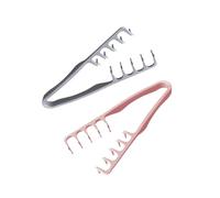 2Pcs Textured Styling Comb, Volumizing Wide-Tooth Hair Styling Comb, Foundation Capacity Apparatus Maximum Lift Roots Volume Tool, Bangs Seam Grooming Accessory for Women Men (01#+02#)