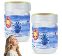 2pcs Thai Herbal Inhaler,White Nasal Inhaler with Herbal Compound herb Inhaler Thai, Blocked Nose Relief, Portable Fum Inhaler for Fresh Breath and Relaxation