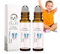 2PCS The Calm Roller Ba/by Teething Relief Roller,Soothing Gel with Unique Ball Massage Design,Mild for Infant Gum,Teething Sticks Alternative for On-The-Go,Safe Relief for Sensitive Gums