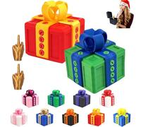 2PCS The Prank Box - Hilarious Screw Challenge with Middle Finger Surprise, Multicolor Annoying Prank Gift Box, 3D Funny Screw Toy, Pop-Up Novelty Funny Gift for Christmas, Halloween (K)