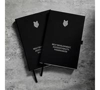 2PCS The Successful Man Journal, Self Mastery Journal For Men, Daily Goal Setting Growth Tracker For Self Development, Daily Progress Schedule For Progression, Promote Accountability