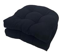2Pcs Thick Outdoor Garden Wicker Chair Cushions Soft Solid Color Seat Pads for Armchairs 18.9”x18.9” Comfortable Patio Cushion for Enhanced Seating Experience