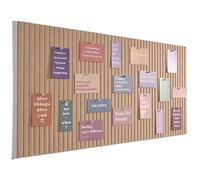 2pcs Thickened Decorative Felt Cork Board DIY Wall Stickers Office Kindergarten School Living Room Background Photos Message Display for Home(Camel,40x60cm)
