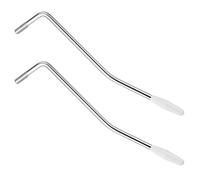 2PCS Thread Tremolo Arm, Whammy Bar, Electric Guitar Tremolo Arm, 5mm and 6mm Thread Whammy Bar with Tip, Metal Single Tremolos System, White