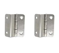 2PCS Three Fold Retro Shutter Hinge 41 * 9 * 1MM,Half-Surface Chest Hinges,Cranked Hinges for Cabinet