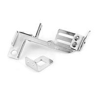 2pcs Throttle Cable Bracket Kickdown Chrome, FitsSBC Holley, Adjustable Installation Position & Works with Manual/Auto Transmissions, Compatible with Holley Carter