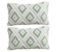 2Pcs Throw Pillow Covers, 12 X 20 Inch Soft Plush Cushion Covers, Decorative Home Essentials for Bedroom, Living Room, Garden, Farmhouse| Couch Cushion