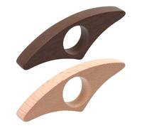 2pcs Thumb Book Page Holder Book Page Holder Reading Page Holders Thumb Book Page Wooden Holder Thumb Reading Bookmark Walnut Thumb Bookmark for Readers,Book Lovers,Bookworm,Literary